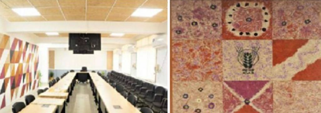 Image of Decorative Wall Panels Osing Banana Pseudostem Fibres and Natural Binders